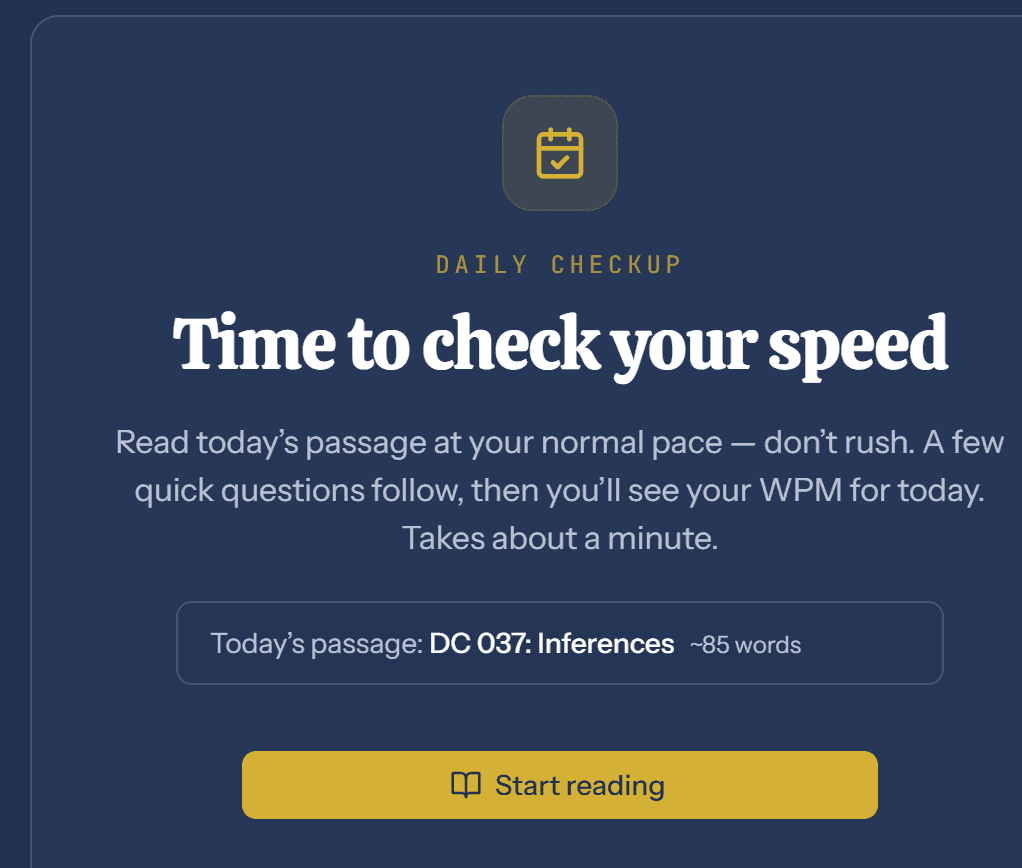 A new passage every day